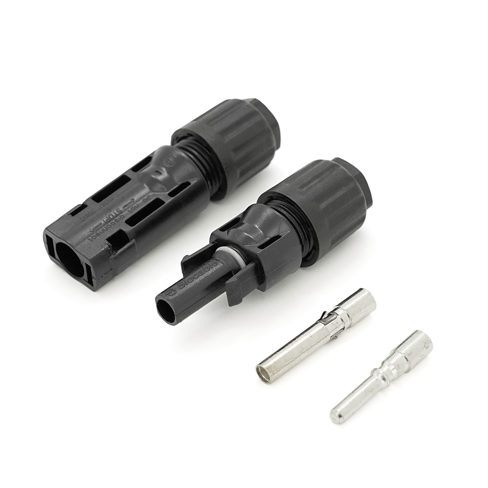 Коннектор MC4 фотоэлектрический 1500V 50A 10мм2 IP67 солнечные системы (YUT_V10300)