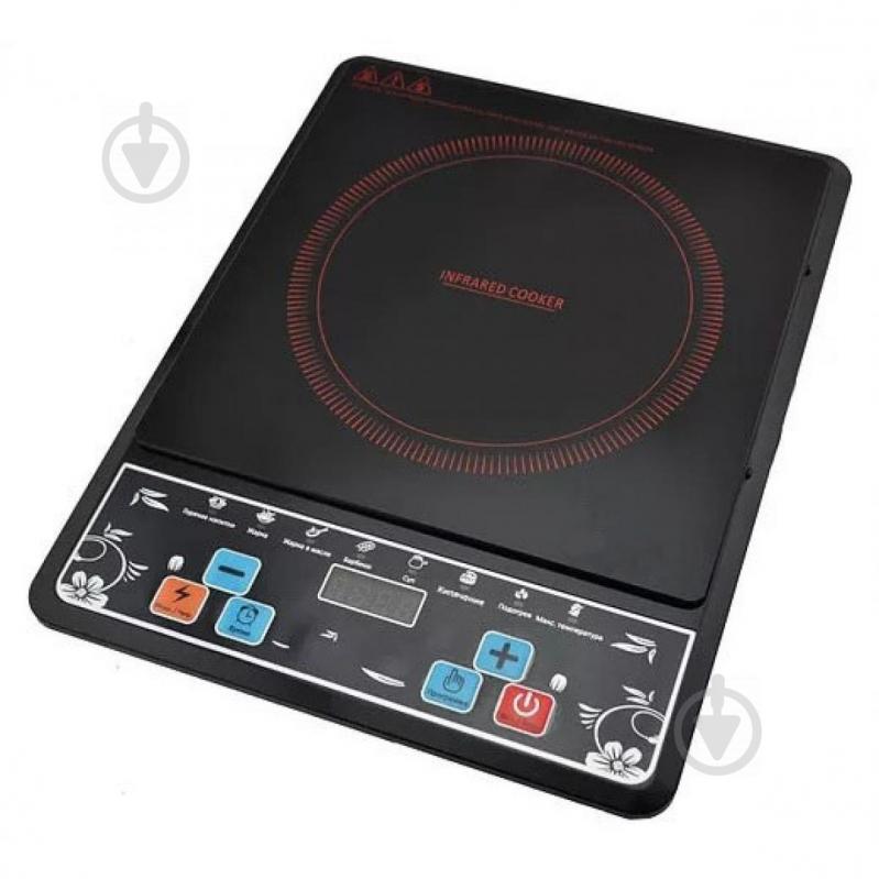 Электроплита инфракрасная стеклокерамическая настольная Besser 10248 2000W Black (008112)