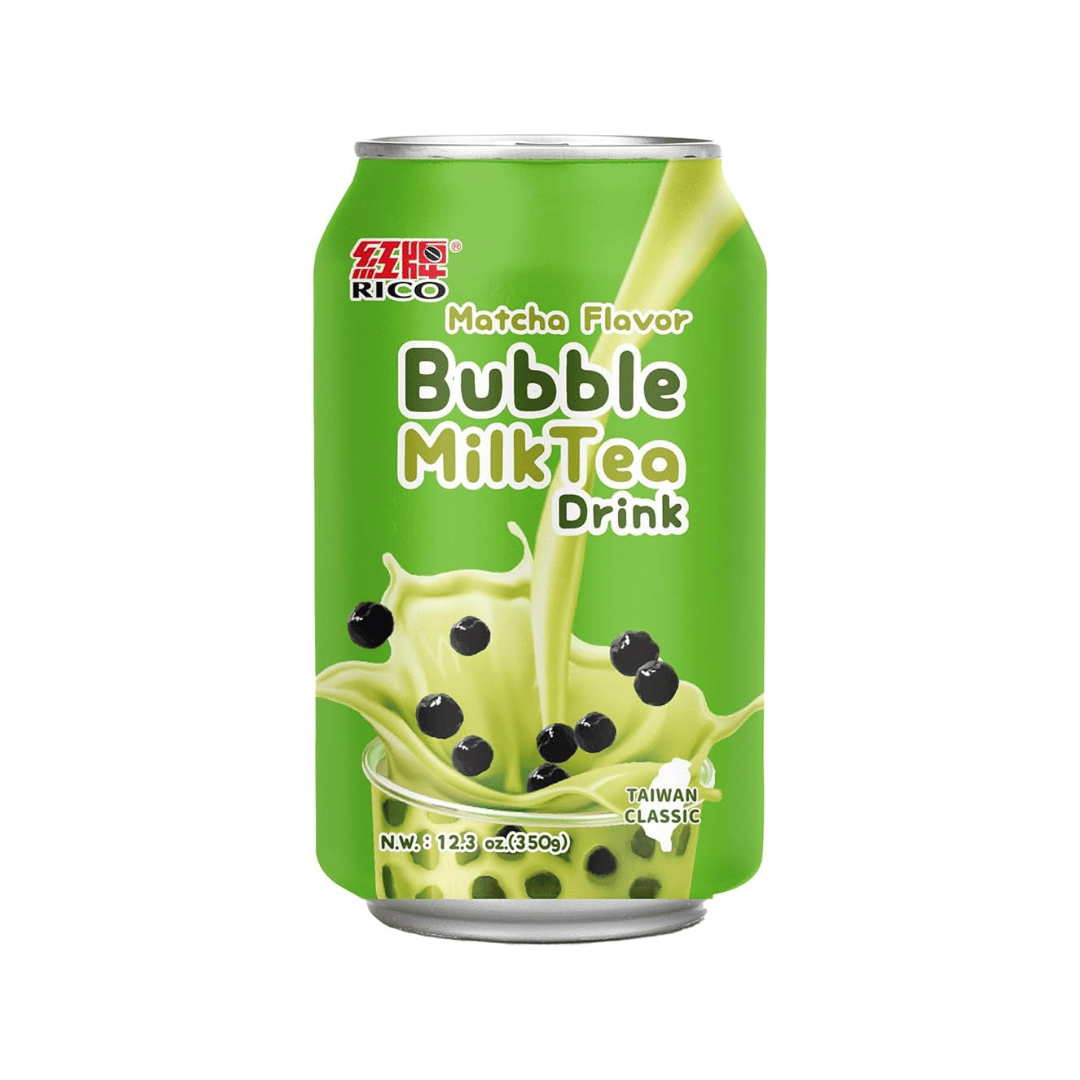 Зелений чай Rico Bubble Tea Матча з перлами тіпоки 350 мл (8720663431271)