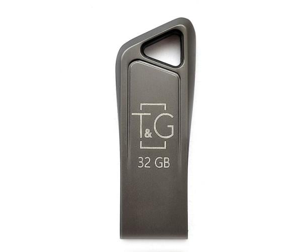 Флешка USB Flash Drive T&G 32Gb 2.0 Metal 114 Black