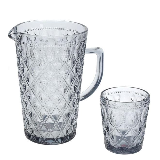 Склянка скляна 350 мл Сіро-блакитний (32364) - фото 2