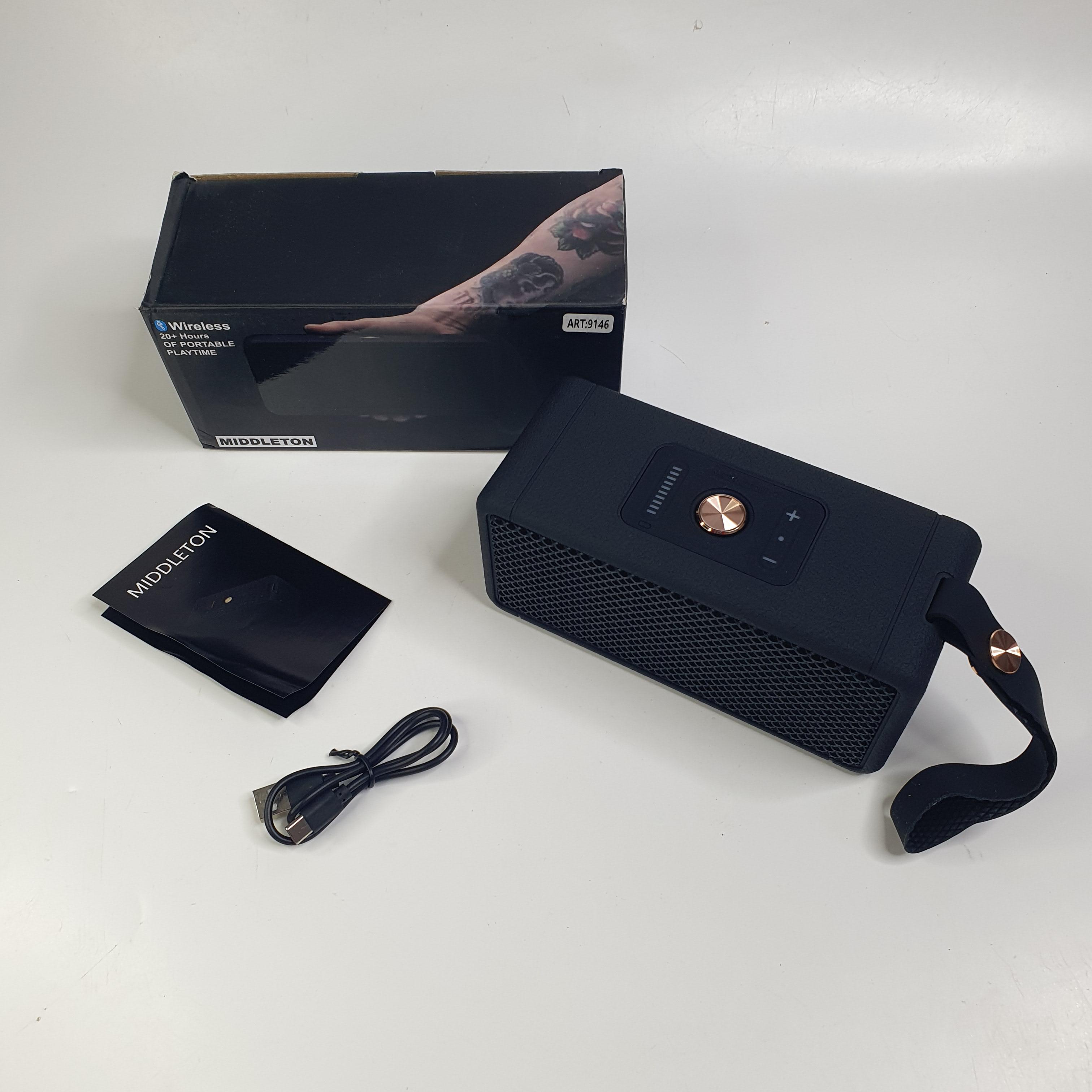 Колонка портативная Bluetooth с беспроводным подключением акустика Черный (BT-W3-Black)