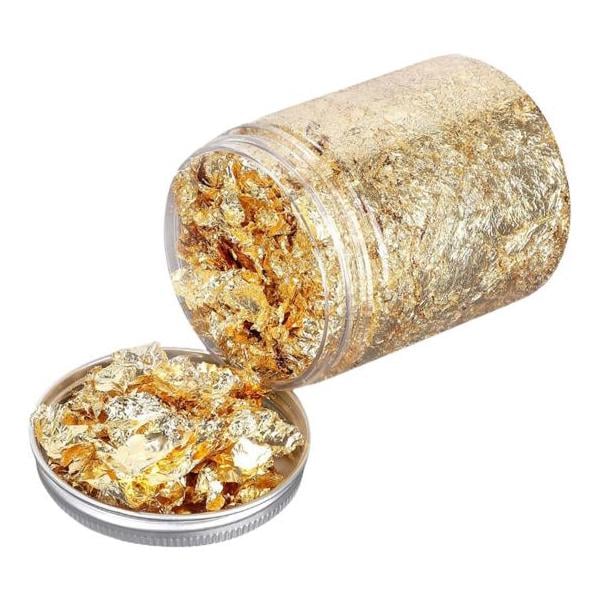 Поталь у пластівцях для декорування 15 г Золотий (Flake-15-G) - фото 3 Поталь у пластівцях для декорування 15 г Золотий (Flake-15-G) - фото 3