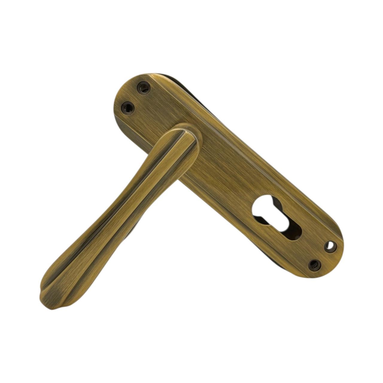 Дверные ручки межкомнатные под сердцевину Ozcanlar Yonca Kisa Yale Antik 62 мм (360051)