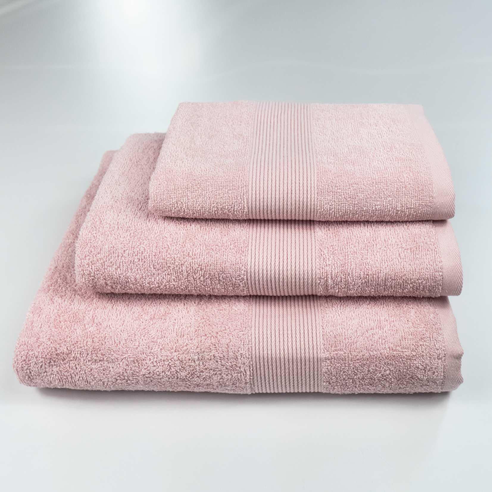 Набор полотенец GM Textile с бордюром 3 шт. Розовый (400b-k3-pink) Набор полотенец GM Textile с бордюром 3 шт. Розовый (400b-k3-pink)