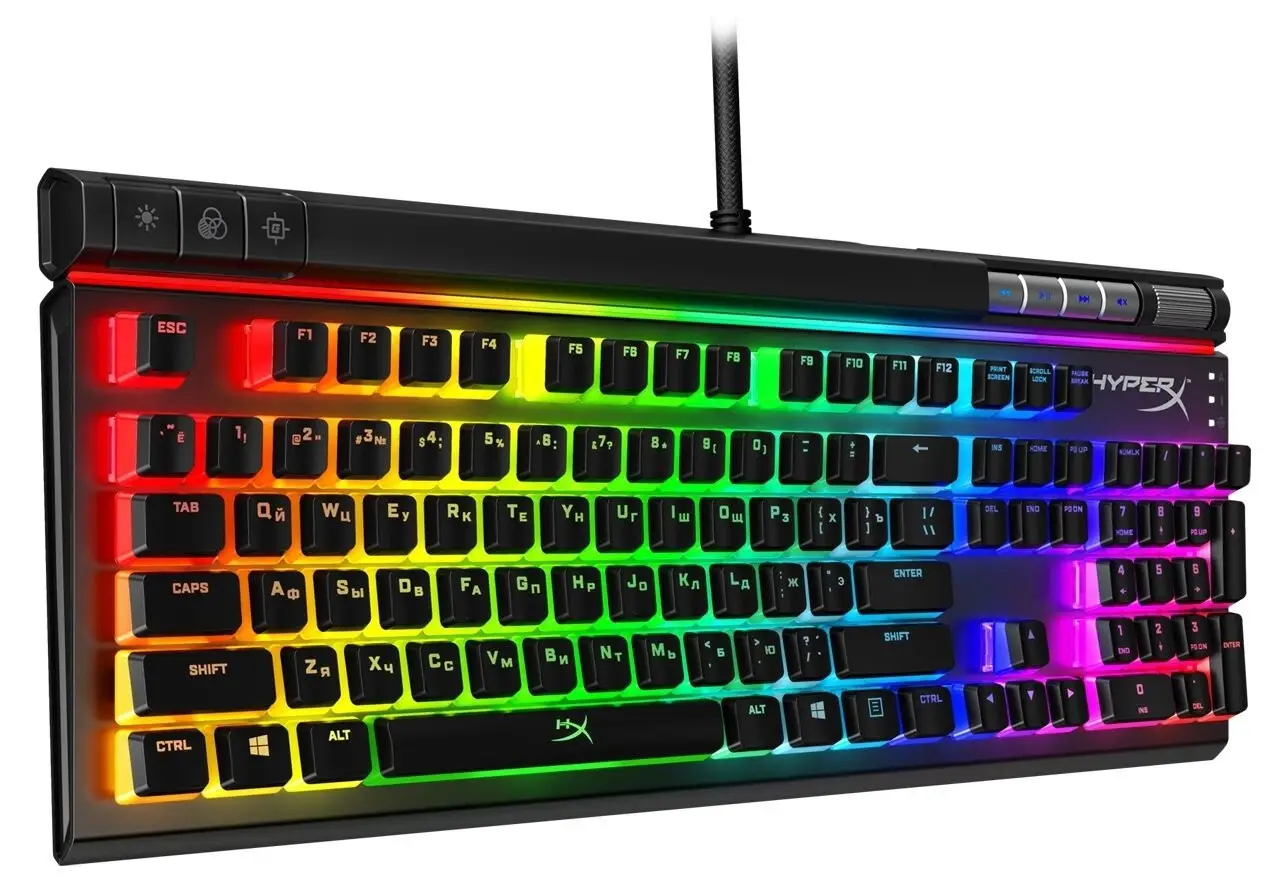 Клавіатура дротова HyperX Alloy Elite RGB 2.0 (HKBE2X-1X-RU/G) - фото 4