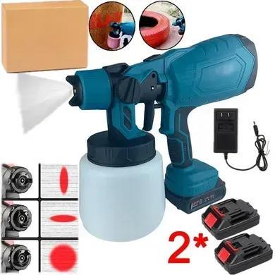 Краскопульт пневматический Grand M16509 JK-SG1 0,8 л аккумуляторы 2 шт. - фото 2 Краскопульт пневматический Grand M16509 JK-SG1 0,8 л аккумуляторы 2 шт. - фото 2