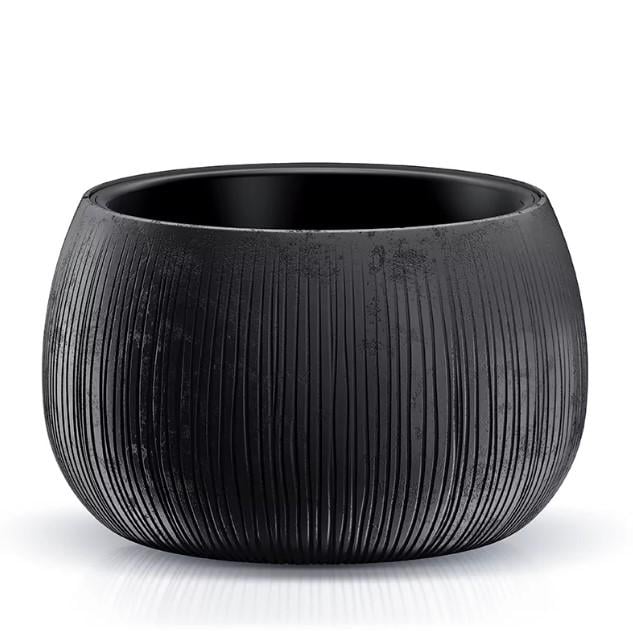Горшок для цветов Prosperplast Beton Bowl 48 см Черный (DKB480-B411)