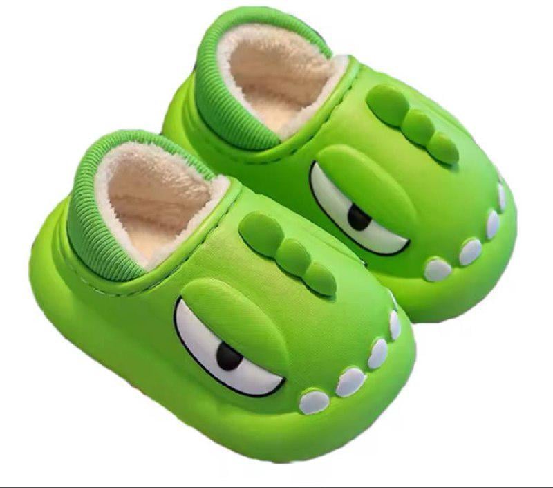 Домашні тапочки плюшеві Динозавр р. 36-37 Зелений (1881717953520)