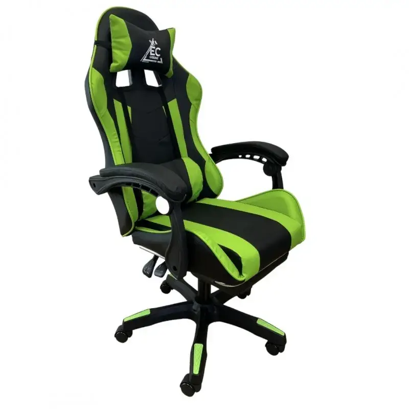 Крісло комп'ютерне EC GAMING з екошкіри Чорний/Зелений Крісло комп'ютерне EC GAMING з екошкіри Чорний/Зелений