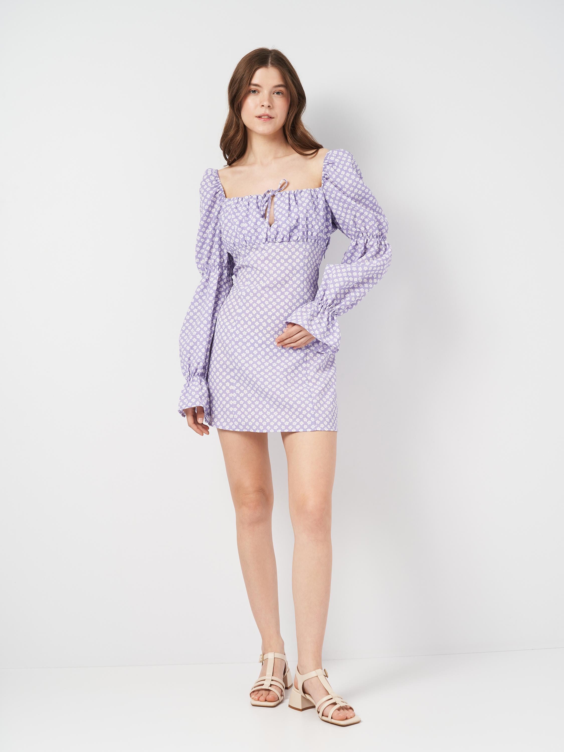 Сукня H&M р. 40 Бузково-білий (A1104997837)