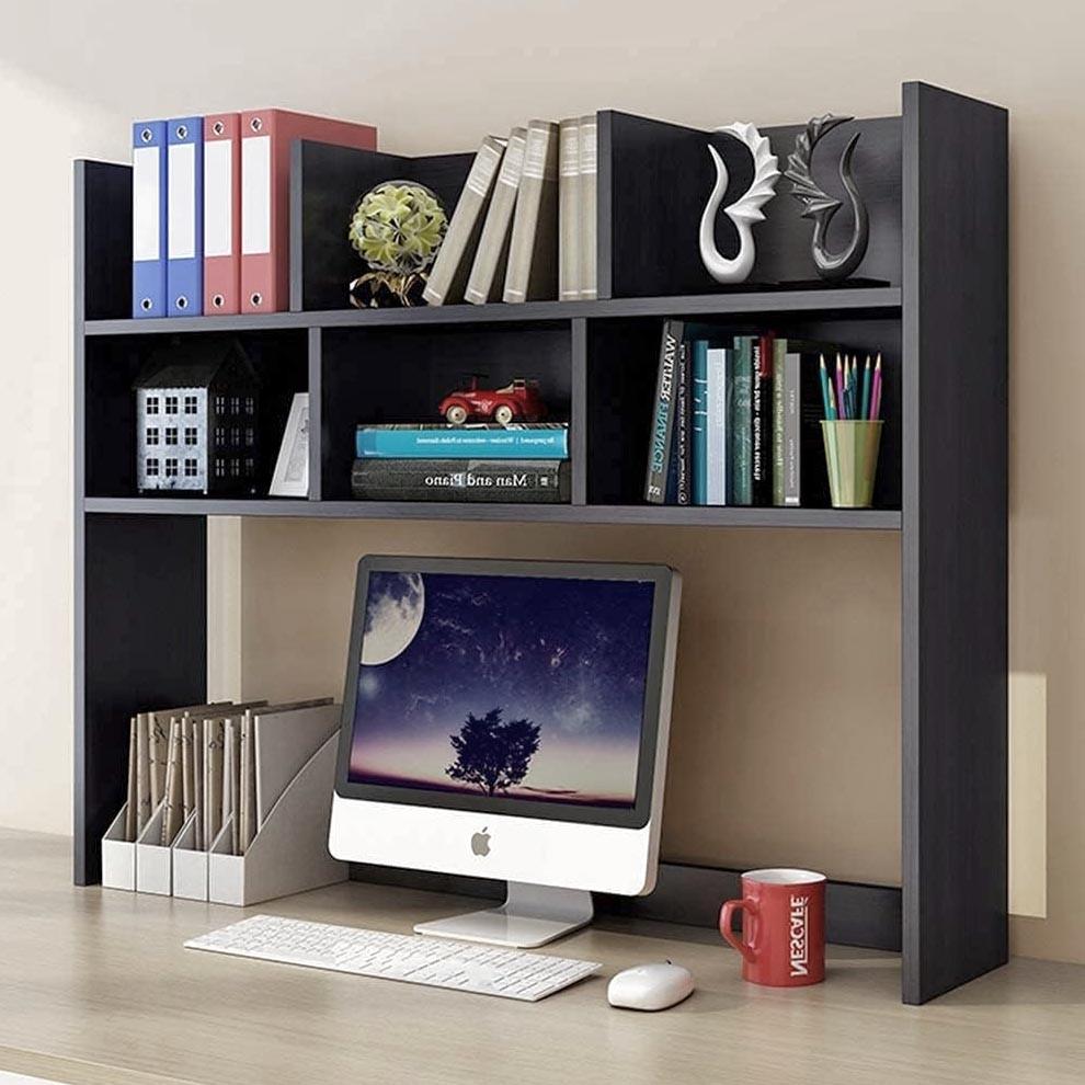 Полка-надстройка настольная из дерева Луминия венге (АКД-016112)