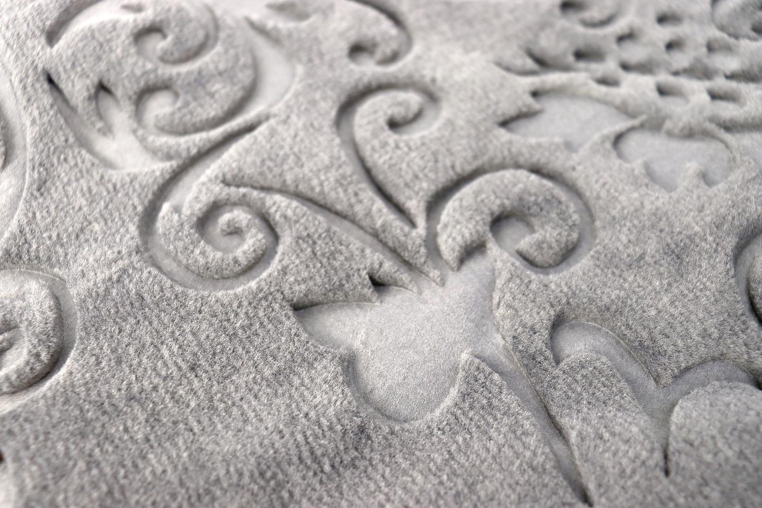 Покрывало-плед Hobby Embos Gri 220х240 см Серый - фото 8