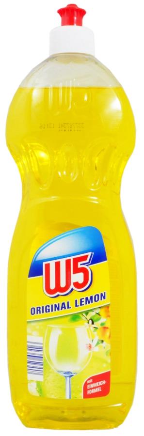 Средство для мытья посуды W5 Lemon 1 л