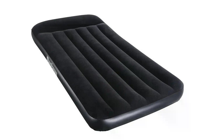 Надувной матрас одноместный Bestway встраиваемый электронасос (67556) - фото 3