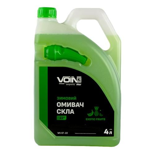 Омыватель стекла зимний Voin Exotic Fruits канистра с воронкой -22°С 4 л (23194503)