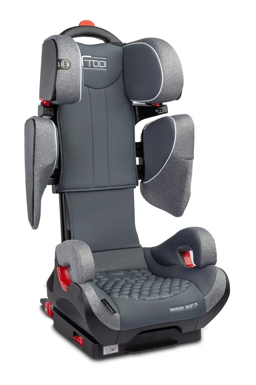 Автокресло детское Caretero Frodi Isofix 88х55х49 см 15-36 кг Серый (387307) - фото 6