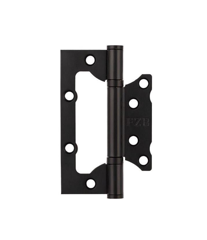 Петли-бабочки накладные для межкомнатных дверей FZB 100x63x2 1 шт. Черный матовый