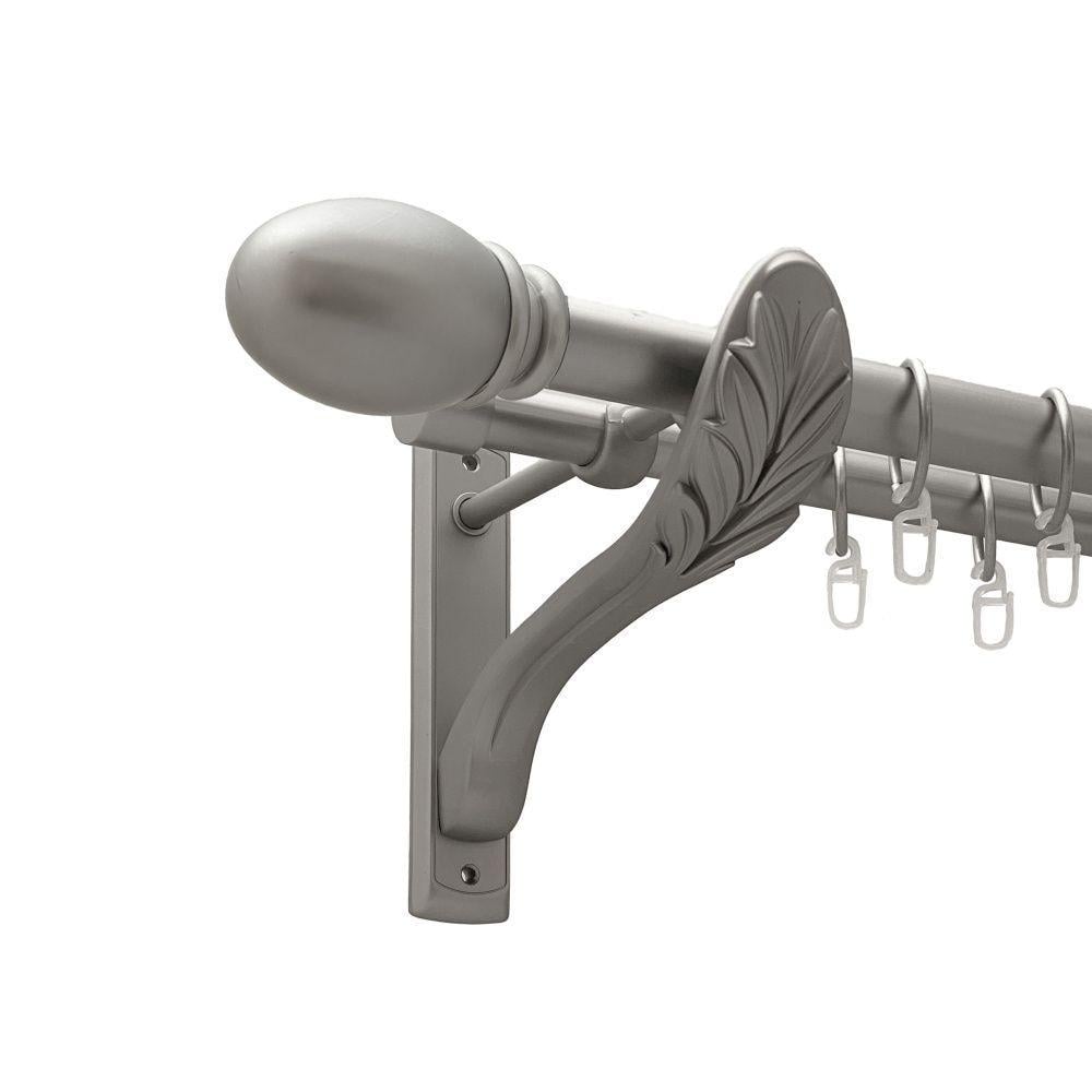 Карниз Orvit Билуно двухрядный гладкий 25/19 мм 160 см Сатин (00-00021831)