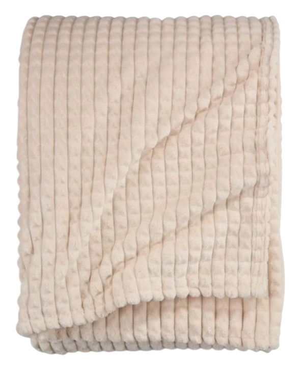 Покрывало флисовое 200x220 см Бежевый (6e691412)