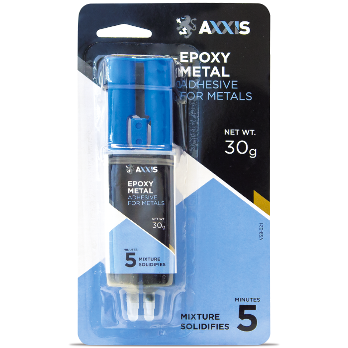 Клей для металла шприц Axxis Epoxy-Metal 30 г (VSB-021)