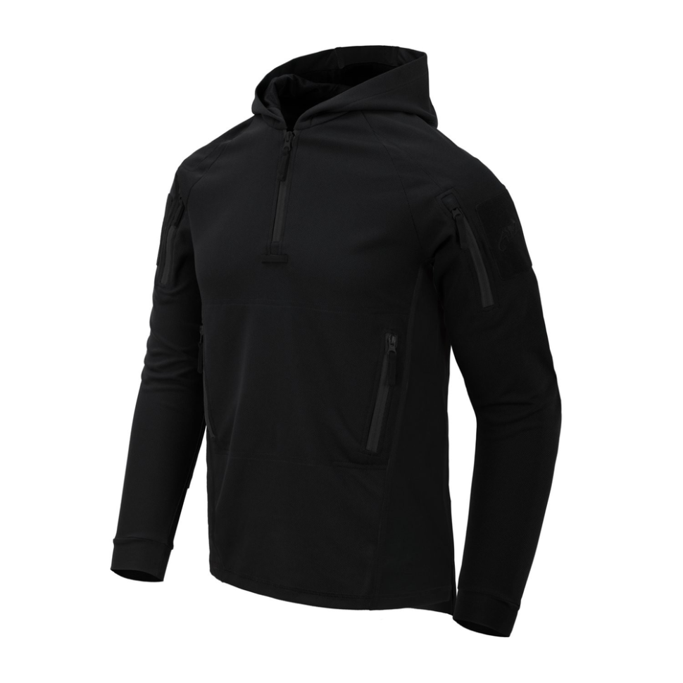 Кофта військова Helikon-Tex RANGE HOODIE TopCool M Black (BL-BRH-TC-01-B04)