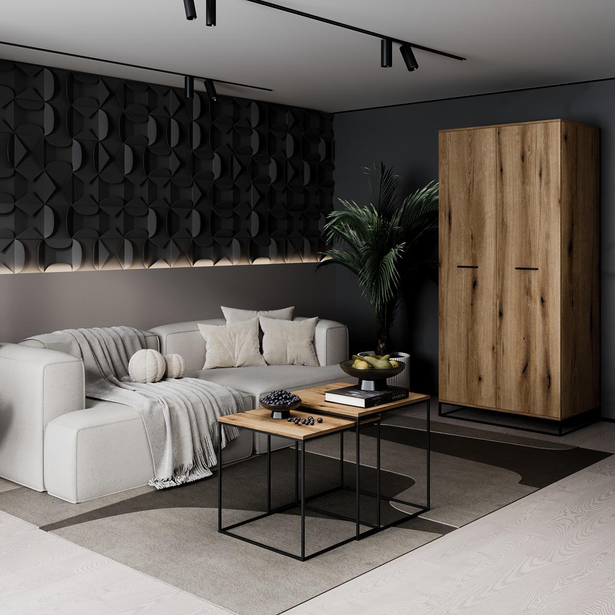 Журнальный столик Ascet 2в1 530x530x530 мм Дуб Эвок (GAAS14100000030) - фото 3 Журнальный столик Ascet 2в1 530x530x530 мм Дуб Эвок (GAAS14100000030) - фото 3