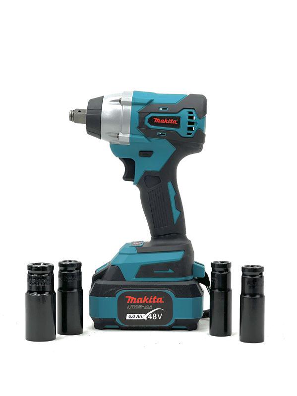 Набор аккумуляторный Makita 2в1 бесщеточный 48 V 6Ah гайковерт DTW385/болгарка DGA506ZPRO (25005902) - фото 4 Набор аккумуляторный Makita 2в1 бесщеточный 48 V 6Ah гайковерт DTW385/болгарка DGA506ZPRO (25005902) - фото 4