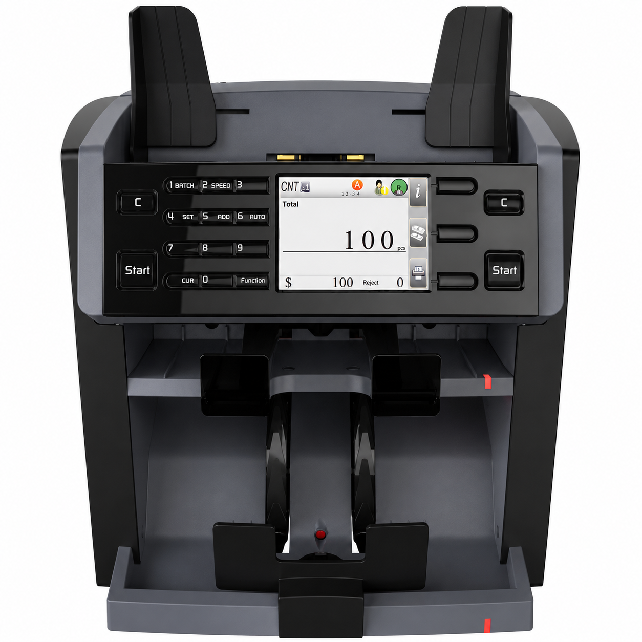 Сортировщик денег SMART MA-6500 компактный двухкарманный аппарат с детекцией подделок суммированием и работой по UAH/USD/EUR (35424987)