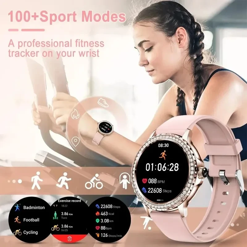 Смарт-часы женские NiKa с мониторингом здоровья и функцией GPS SOS - фото 4