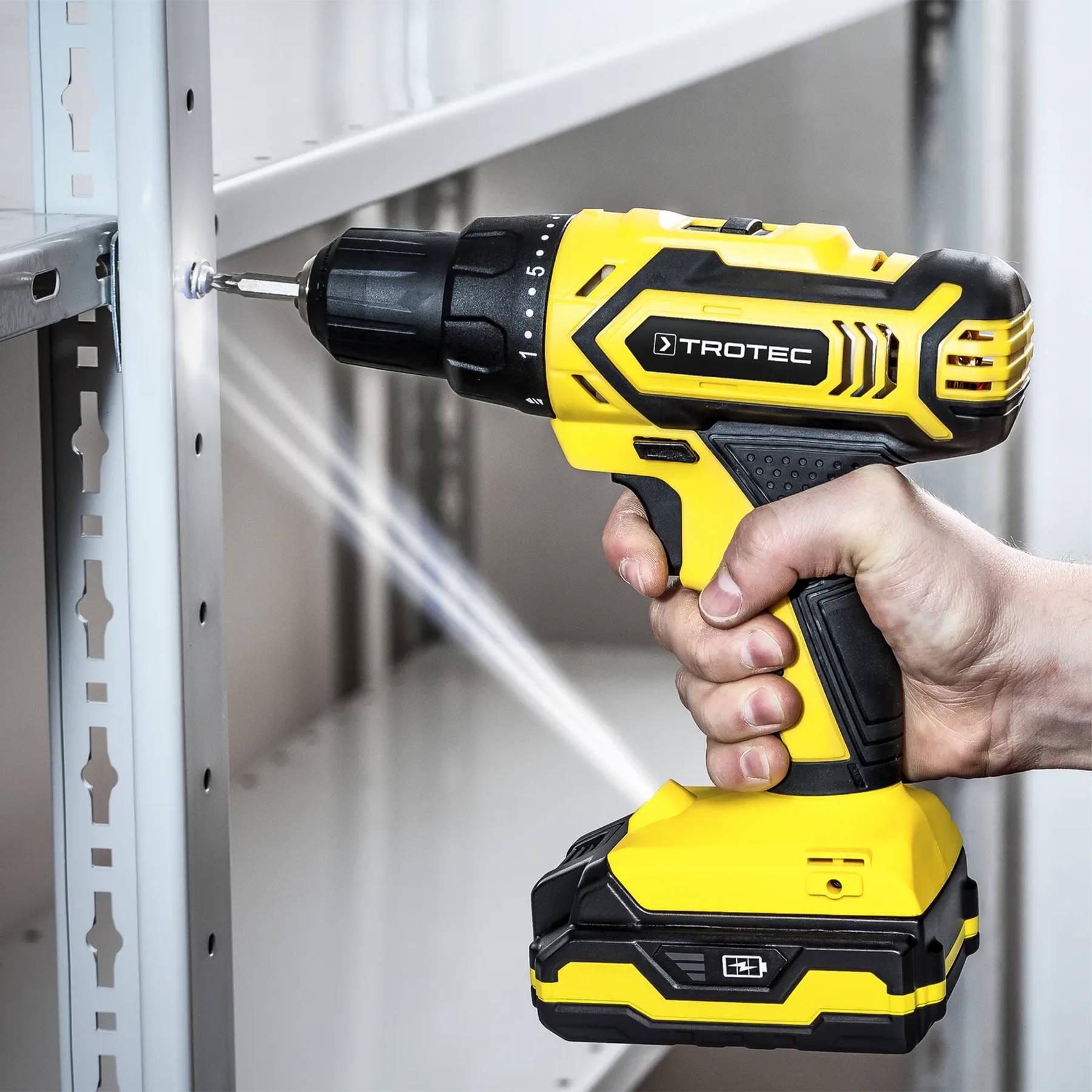 Дрель-шуруповерт аккумуляторная Trotec PSCS 11-20V с кейсом (4410000302) - фото 6 Дрель-шуруповерт аккумуляторная Trotec PSCS 11-20V с кейсом (4410000302) - фото 6