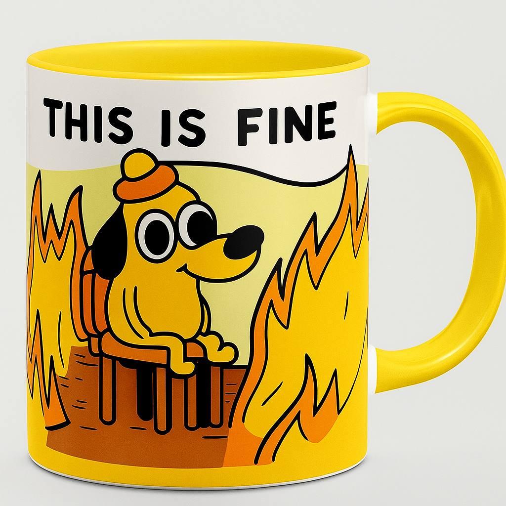 Чашка This is fine 330 мл Чашка This is fine 330 мл