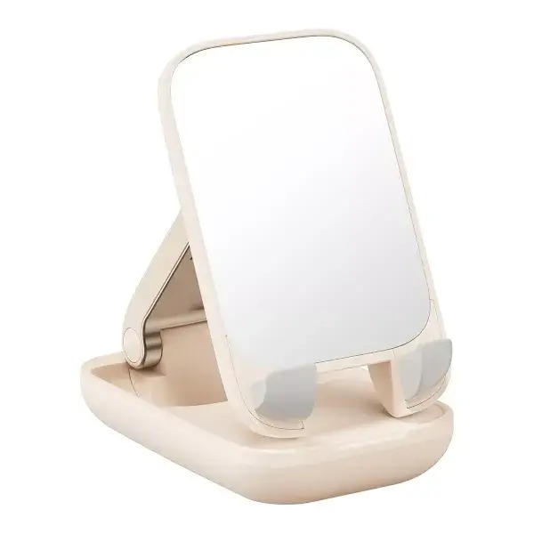 Підставка для гаджетів BASEUS Seashell Series Folding Phone Stand with Mirror B10551501411-00 Pink