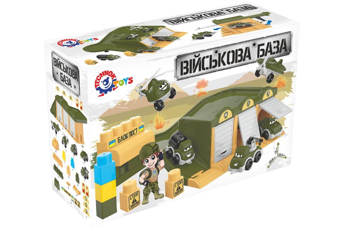 Паркинг детский ТехноК Военная база 3 машинки вертолет и геликоптер (9277) Паркинг детский ТехноК Военная база 3 машинки вертолет и геликоптер (9277)