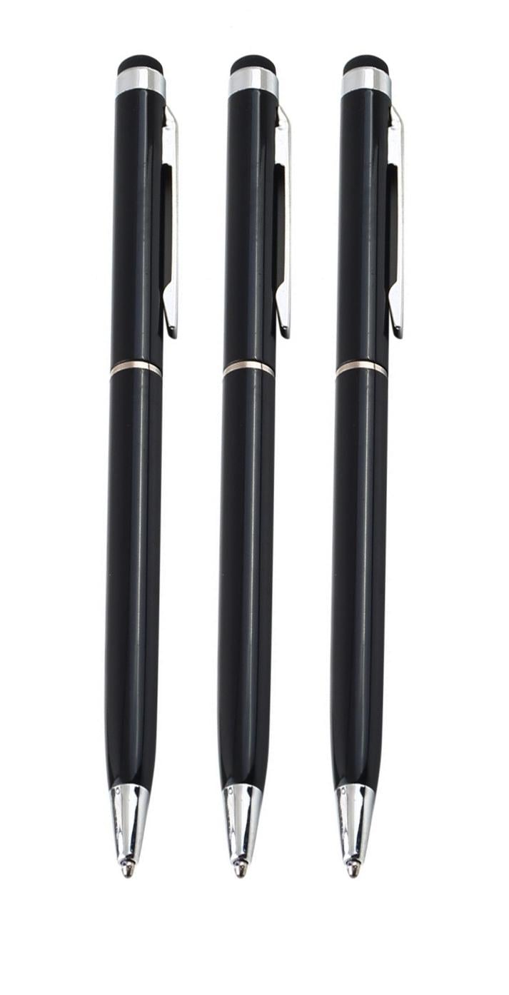 Стилус із кульковою ручкою для ємнісних екранів S0690X3 комплект 3 шт. Black (8303)