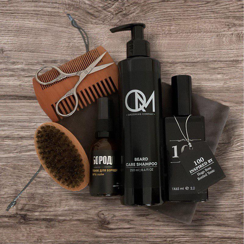Набор для бороды тоник лайм/шампунь QM/Hugo Boss Bottled Tonic (0009М) - фото 2 Набор для бороды тоник лайм/шампунь QM/Hugo Boss Bottled Tonic (0009М) - фото 2