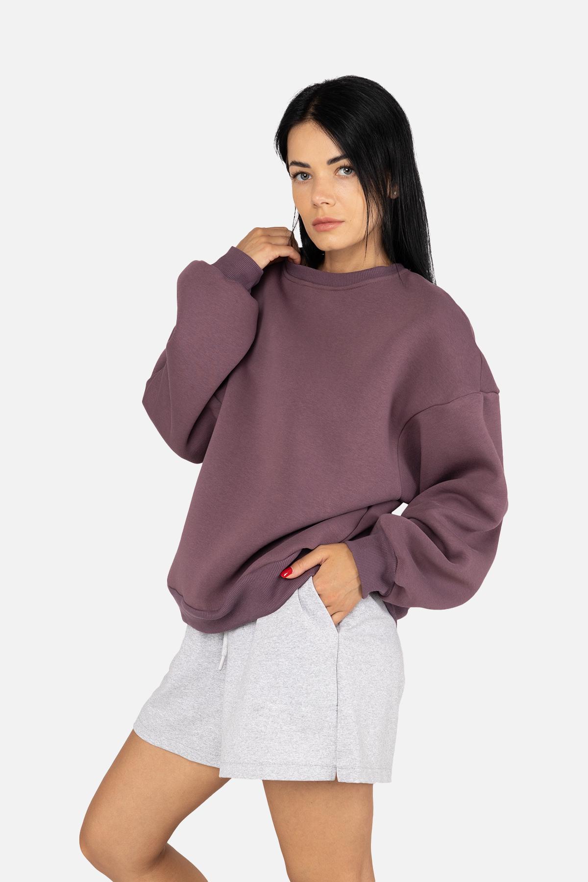 Світшот жіночий ЦБ-00254559 р. 42 Фіолетовий (SKT001004608) - фото 2 Світшот жіночий ЦБ-00254559 р. 42 Фіолетовий (SKT001004608) - фото 2