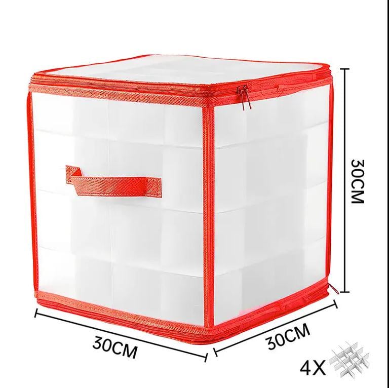 Органайзер для новорічних іграшок до 7,5 см 64 комірки (20298) - фото 6