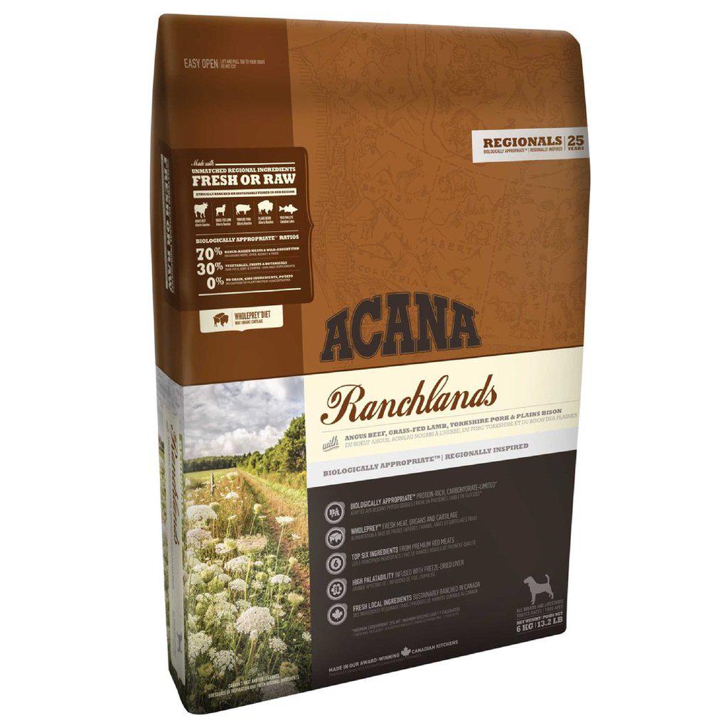 Корм беззерновой Acana Ranchlands Dog для собак всех пород 6 кг (26504)