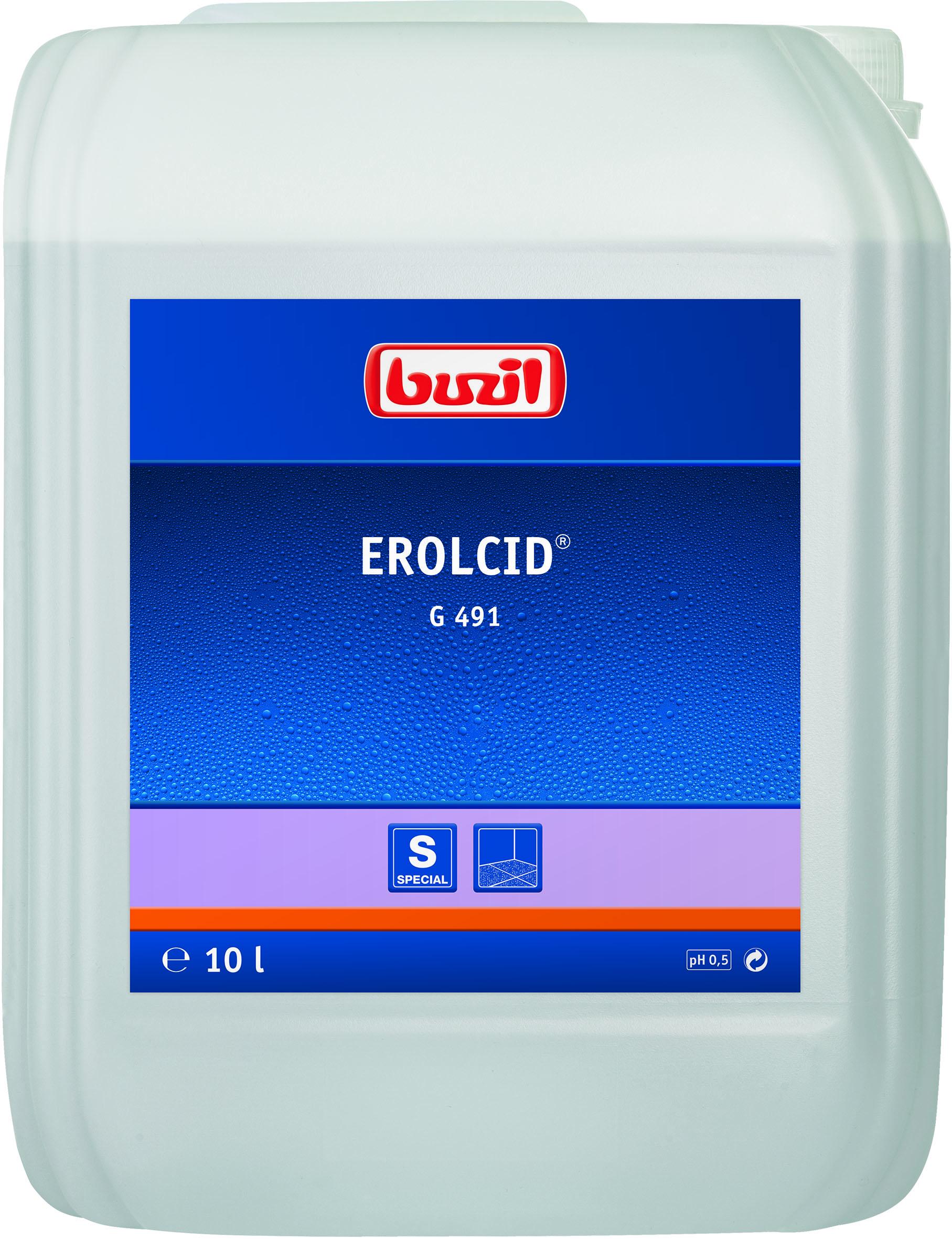 Чистящее средство Buzil Erolcid G 491 кислотное 10 л (347803)