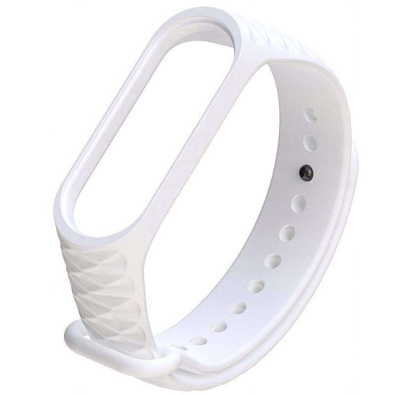 Ремінець Rhomb для Xiaomi Mi Band 3/4 Білий (00000030247_9)