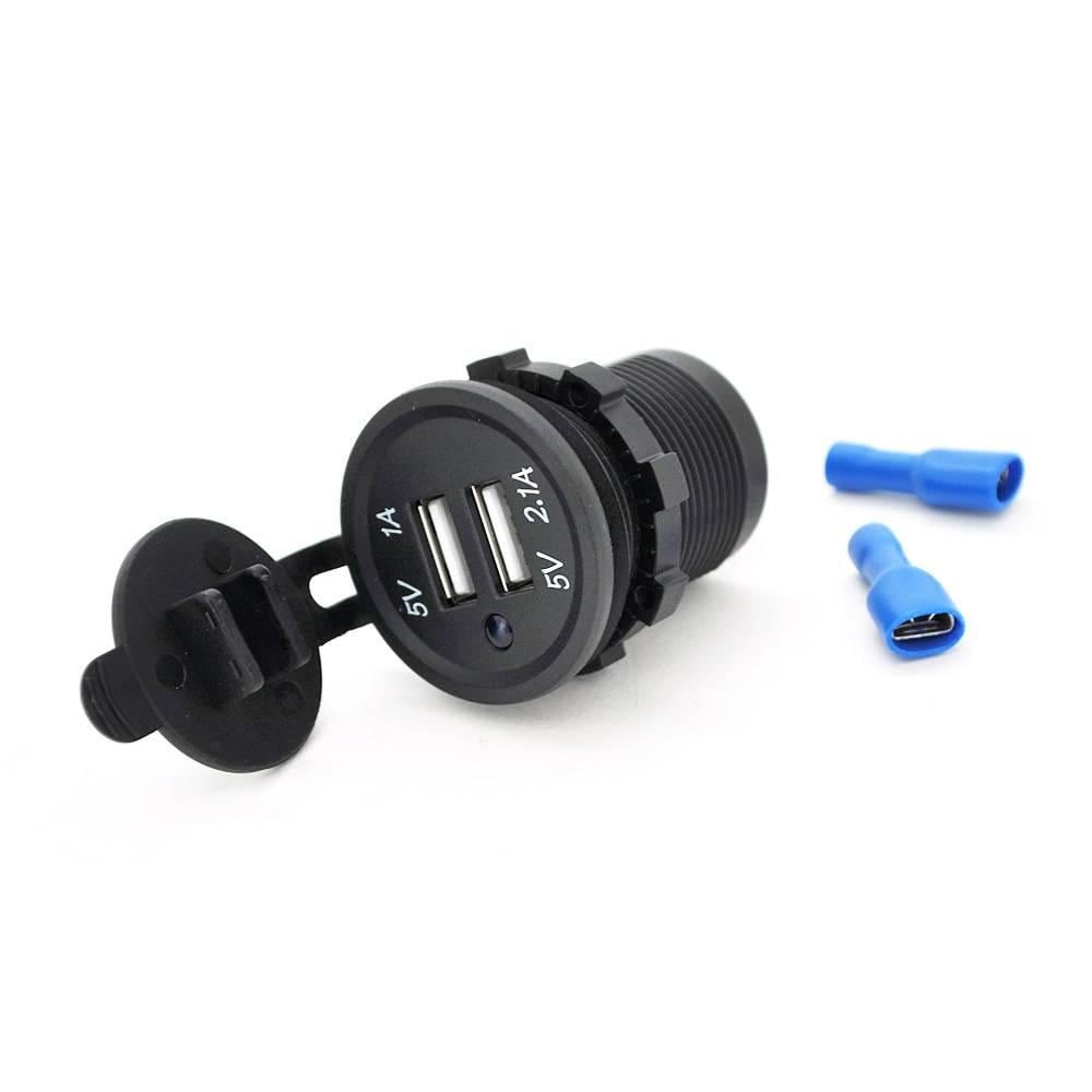 АЗУ KWG-Р15-S 12-24V 2x USB 5V Black Box