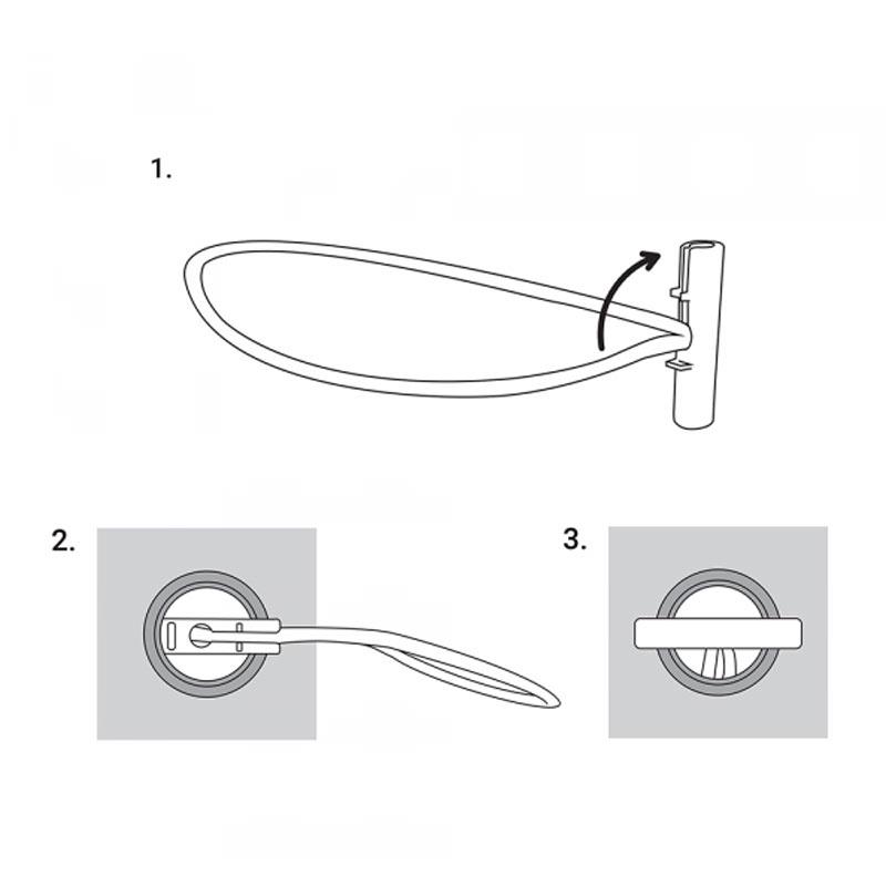 Резинка эластичная с защелкой Bungee Cord T Bar BCT1-0415GY-B 15 см (13313) - фото 4