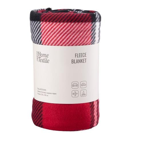 Плед Ardesto Fleece 130x160 см Красно-черный (ART0704PB)