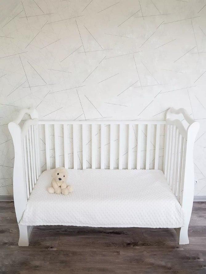 Покрывало на детскую кровать 75х100 см Белый (Д-al-manyunya-001-01)