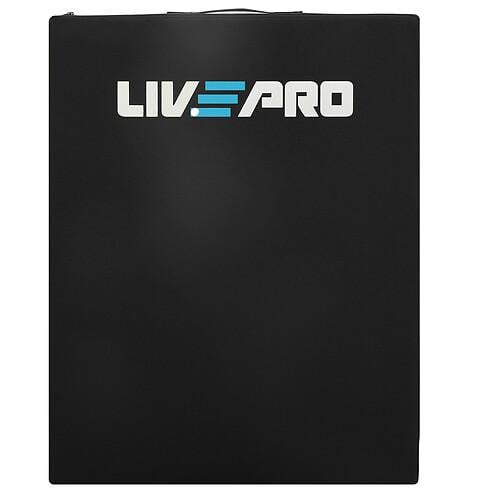 Пліти важкоатлетичні м’які LiveUp LP8320 Burbell cushion 76x60x15 см 1 шт. Чорний (34716279)