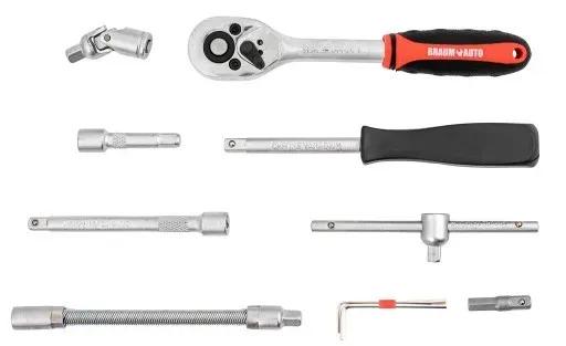 Набір торцевих ключів/головок/біт 46 ел. (28546455) - фото 5 Набір торцевих ключів/головок/біт 46 ел. (28546455) - фото 5