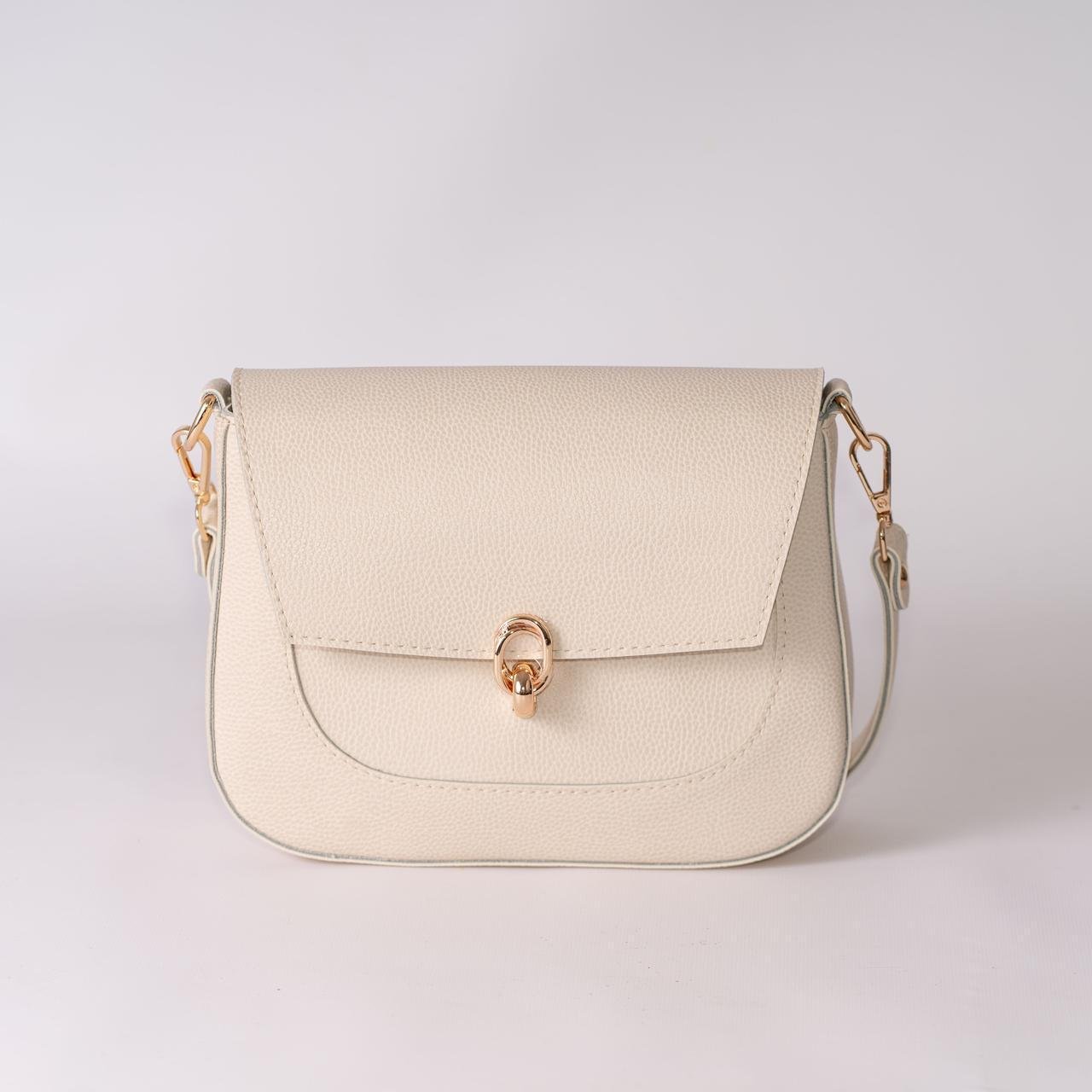 Сумка женская кросс-боди XENIA № 44-24 из эко-кожи Молочный