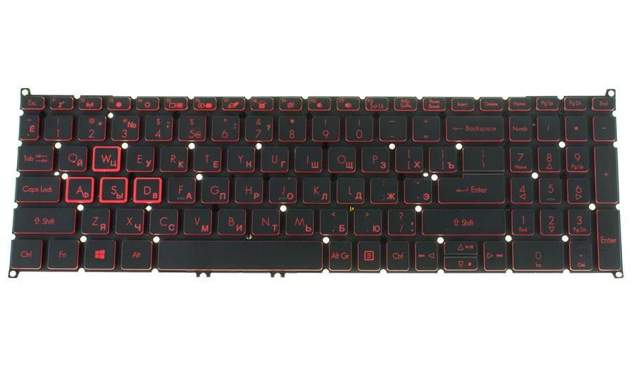 Клавиатура для ноутбука Acer Nitro Spin NP515-51 Черный (163219)
