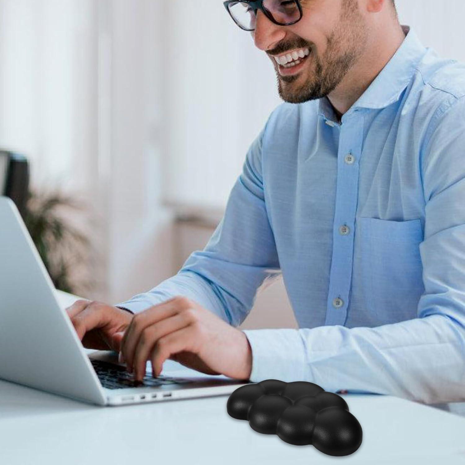 Підставка Bubbles під зап'ястя для мишки Чорний - фото 4 Підставка Bubbles під зап'ястя для мишки Чорний - фото 4